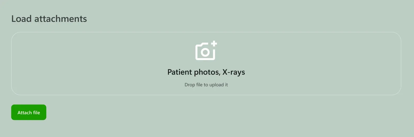 Attachments are listed at the bottom of the form and can be removed if uploaded by mistake.