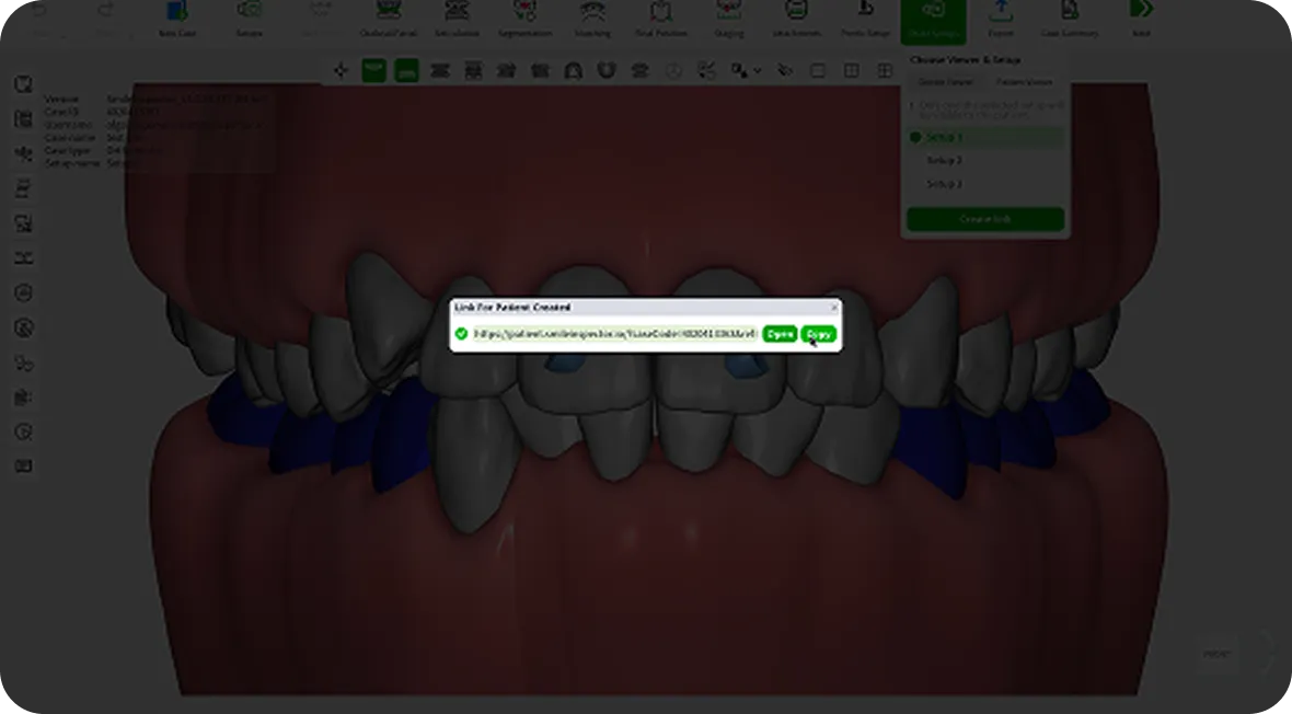 Patient Viewer link on several devices